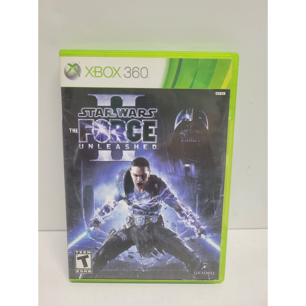 Star Wars The Force Unleashed II‎ Xbox 360 LucasArts Action Game with Manual